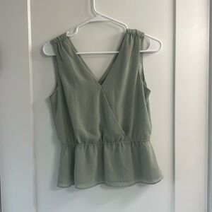 Banana Republic Wrap Pleated Top